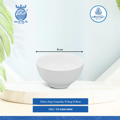 Chén Súp Camellia Trắng Ø: 9.8cm Cao: 5cm ML I Sứ Soup Bowl TB 030919000