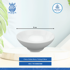 Chén Chấm Daisy Trắng Ø: 9cm Cao: 3cm ML I Sứ Sauce Dish TB 030937000