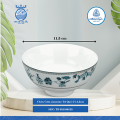 Chén Cơm Jasmine Tứ Quý Ø: 11.5cm Cao: 6cm ML I Sứ Rice Bowl TB 031106133