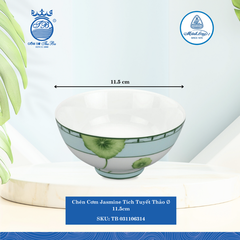 Chén Cơm Jasmine Tích Tuyết Thảo Ø: 11.5cm Cao: 6cm ML I Sứ Rice Bowl TB 031106314