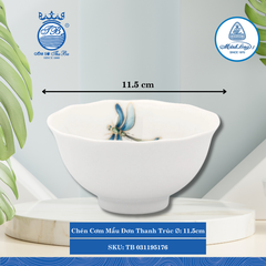 Chén Cơm Mẫu Đơn Thanh Trúc Ø: 11.5cm Cao: 5cm ML I Sứ Rice Bowl TB 031195176
