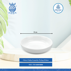 Chén Chấm Camellia Trắng (Nhiều Size) ML I Sứ