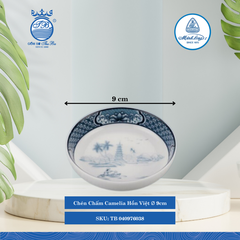 Chén Chấm Camellia Hồn Việt Ø: 9cm ML I Sứ Sauce Dish TB 040976038