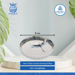 Chén Chấm Camellia Sen Vàng Ø: 9cm ML I Sứ Sauce Dish TB 040976345