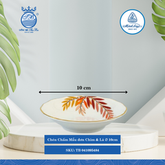 Chén Chấm Mẫu Đơn Đôi Bạn Ø: 10cm ML I Sứ Sauce Dish TB 041095484