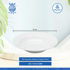 Dĩa Súp Jasmine Trắng (Nhiều Size) ML I Sứ