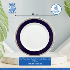 Dĩa Tròn Sago Thiên Tuế Xanh (KN) (Nhiều Size) ML I Sứ