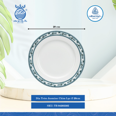 Dĩa Tròn Jasmine Chim Lạc (Nhiều Size) ML I Sứ