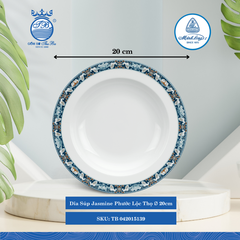 Dĩa Súp Jasmine Phước Lộc Thọ (Nhiều Size) ML I Sứ