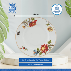 Dĩa Tròn Camelia Cát Tường (Nhiều Size) ML I Sứ