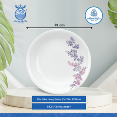 Dĩa Sâu Lòng Daisy Cỏ Tím Ø: 21cm ML I Sứ TB 042198267