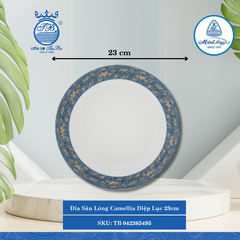 Dĩa Sâu Lòng Camelia Diệp Lục (Nhiều Size) ML I Sứ