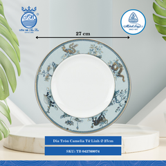 Dĩa Tròn Camelia Tứ Linh (Nhiều Size) ML I Sứ