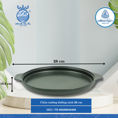 Chảo Nướng Healthy Cook (Dưỡng Sinh) Xanh Rêu Ø: 28cm Cao: 10.3cm ML I Sứ TB 06289846408