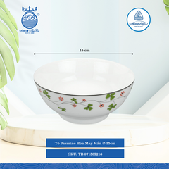 Tô Jasmine Hoa May Mắn (Nhiều Size) ML I Sứ