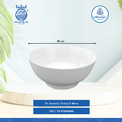 Tô Jasmine Trắng (Nhiều Size, Nhiều Loại) ML I Sứ