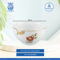 Tô Camellia Cát Tường Ø: 20cm ML I Sứ Soup Bowl TB 072019302