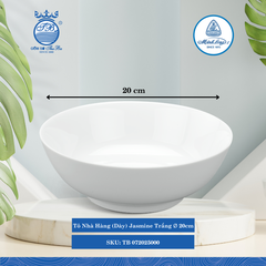 Tô Jasmine Trắng (Nhiều Size, Nhiều Loại) ML I Sứ