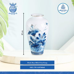 Bình Hoa Sen Vàng (Nhiều Size) ML I Sứ