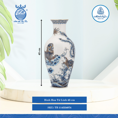 Bình Hoa Tứ Linh (Nhiều Size) ML I Sứ