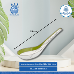 Muỗng Jasmine Hoa May Mắn Dài:13cm Rộng: 4cm Cao: 5.4cm ML I Sứ Spoon TB 140401216