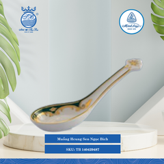 Muỗng Hoàng Cung Sen Ngọc Bích ML I Sứ Spoon TB 140429487