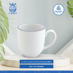 Ca Trà Camellia Chỉ Xanh Dương 400ml ML I Sứ Tea Mug TB 154019021