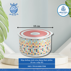 Hộp Tròn Đựng Thực Phẩm Có Nắp Dưỡng Sinh Mosaic (LTD) (Nhiều Size) ML I Sứ