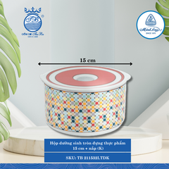 Hộp Tròn Đựng Thực Phẩm Có Nắp Dưỡng Sinh Mosaic (LTD) (Nhiều Size) ML I Sứ