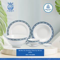 Bộ Đồ Ăn 22 Sản Phẩm Jasmine Chim Lạc ML I Sứ TB 22385