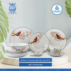 Bộ Đồ Ăn 23 Sản Phẩm Jasmine Quả Đầu Mùa ML I Sứ TB 23JAS481