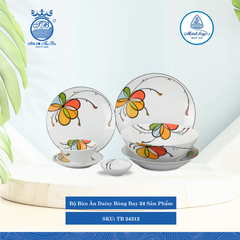 Bộ Đồ Ăn 24 Sản Phẩm Daisy Bóng Bay ML I Sứ TB 24312
