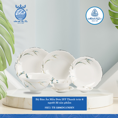 Bộ Đồ Ăn 32 Sản Phẩm Mẫu Đơn Thanh Trúc ML I Sứ TB 3206DG176MN