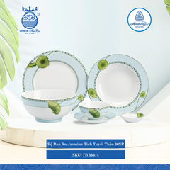 Bộ Đồ Ăn 36 Sản Phẩm Jasmine Tích Tuyết Thảo ML I Sứ TB 36314