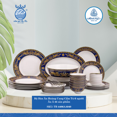 Bộ Đồ Ăn 44 Sản Phẩm Hoàng Cung Cẩm Tú ML I Sứ TB 4406AA040