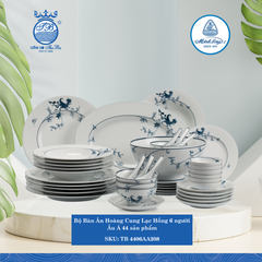 Bộ Đồ Ăn 44 Sản Phẩm Hoàng Cung Lạc Hồng ML I Sứ TB 4406AA208