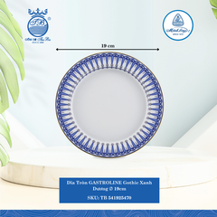 Dĩa Tròn Gastroline Đồng Tâm XD (Nhiều Size) ML I Sứ
