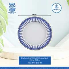 Dĩa Tròn Gastroline Đồng Tâm XD (Nhiều Size) ML I Sứ