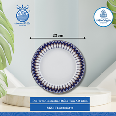 Dĩa Tròn Gastroline Đồng Tâm XD (Nhiều Size) ML I Sứ