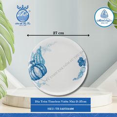 Dĩa Tròn Timeless Vườn Nhà (Nhiều Size) ML I Sứ