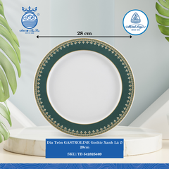 Dĩa Tròn Gastroline Đồng Tâm XL (Nhiều Size) ML I Sứ