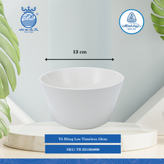 Tô Hông Loe Timeless Trắng (Nhiều Size) ML I Sứ