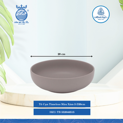 Tô Cạn Timeless Màu Xám 3 (Nhiều Size) ML I Sứ