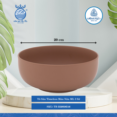 Tô Sâu Timeless Màu Nâu (Nhiều Size) ML I Sứ