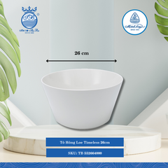 Tô Hông Loe Timeless Trắng (Nhiều Size) ML I Sứ