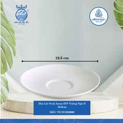 Dĩa Lót Oval Anna IFP Trắng Ngà Dài:12.5cm ML I Sứ TB 571252000