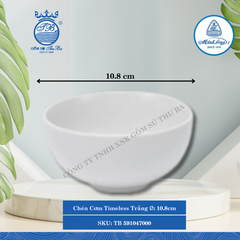 Chén Cơm Timeless Trắng (Nhiều Size) ML I Sứ