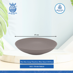 Dĩa Sâu Lòng Timeless Màu Xám 3 (Nhiều Size) ML I Sứ