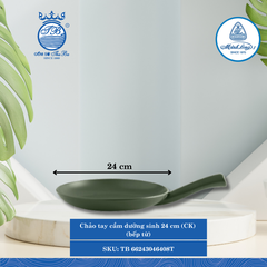 Chảo Tay Cầm Healthy Cook Xanh Rêu (Nhiều Loại) ML I Sứ