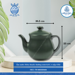 Ấm Siêu Thuốc Healthy Cook Xanh Rêu (Nhiều Loại) ML I Sứ